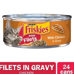 Friskies Prime Filets With Chicken In Gravy Canned Cat Food