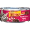 Friskies Prime Filets with Salmon & Beef in Sauce Canned Cat Food