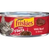 Friskies Prime Filets With Beef In Gravy Canned Cat Food