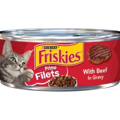 Friskies Prime Filets With Beef In Gravy Canned Cat Food