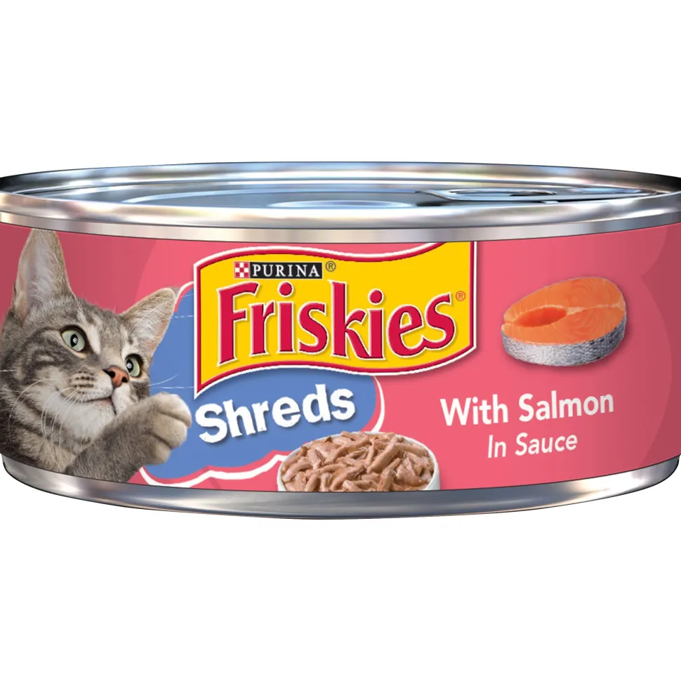 Friskies Savory Shreds Salmon in Sauce Canned Cat Food