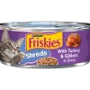 Friskies Savory Shreds with Turkey and Giblets Canned Cat Food