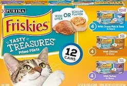 Friskies Tasty Treasures Variety Pack Canned Cat Food