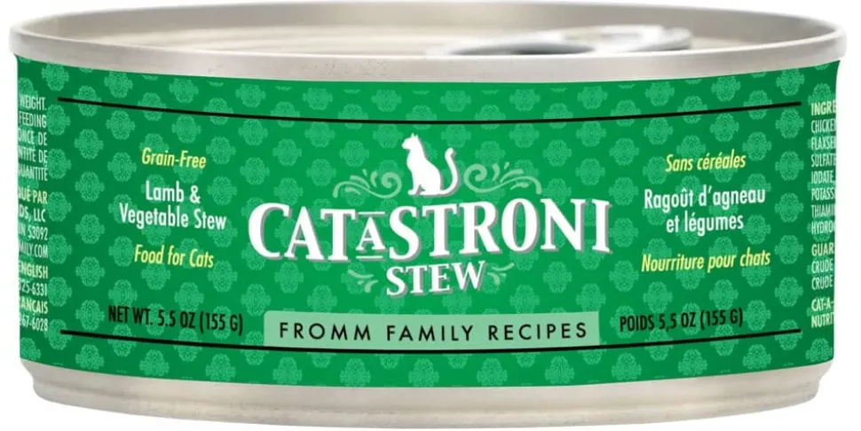 FROMM CatStroni Lamb and Vegetable Stew Canned Cat Food - 5.5 Oz - Case of 12