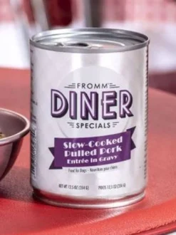 FROMM Diner Classics Pulled Pork Canned Dog Food - 12.5 Oz - Case of 12