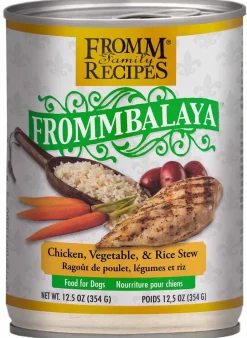 FROMM Frommbalaya Chicken Vegetable and Rice Canned Dog Food - 12.5 Oz - Case of 12