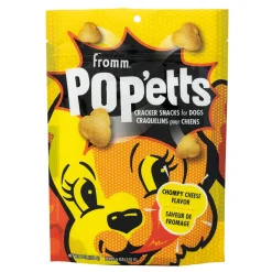 FROMM Pop'etts Crispy-Airy Chompy Cheese Crunchy Dog Treats - 6 Oz