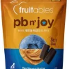 Fruitables PB n' Joy Peanut Butter & Blueberry Bar Soft and Chewy Dog Treats - 6 oz Pouch