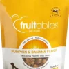 Fruitables Pumpkin & Banana Crunchy Dog Treats - 7 oz Pouch