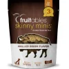 Fruitables Skinny Mini Grilled Bison Soft and Chewy Dog Treats - 12 oz Pouch