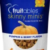 Fruitables Skinny Mini Pumpkin & Berry Soft and Chewy Dog Treats - 5 oz Pouch