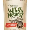 Fruitables Wildly Natural Salmon Crunchy Cat Treats - 2.5 oz Bag