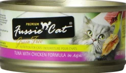 Fussie Cat Premium Tuna with Anchovies Formula in Aspic Canned Cat Food - 24/2.82 oz Cans - Case of 1