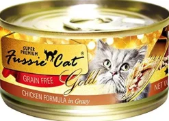 Fussie Cat SP Chicken Formula in Gravy Canned Cat Food - 24/2.82 oz Cans - Case of 1