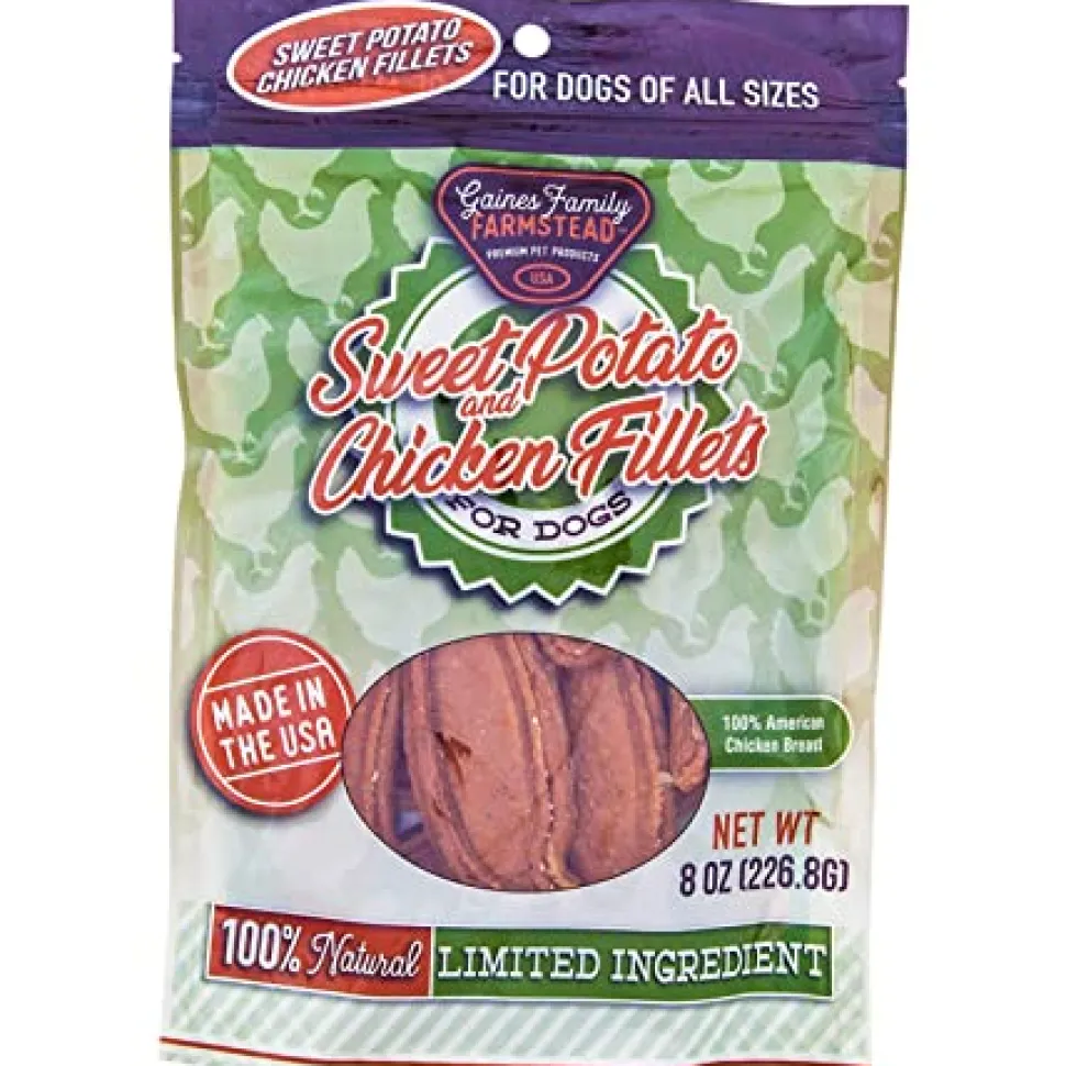 Gaines Family Farm Limited Ingredient Diet Chicken Fillet Natural Dog Chews - 8 oz Bag