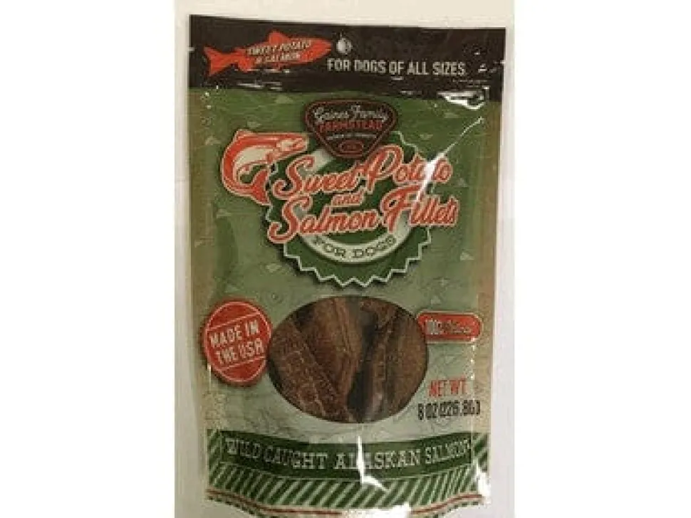 Gaines Family Farm Limited Ingredient Diet Salmon Fillet Natural Dog Chews - 8 oz Bag