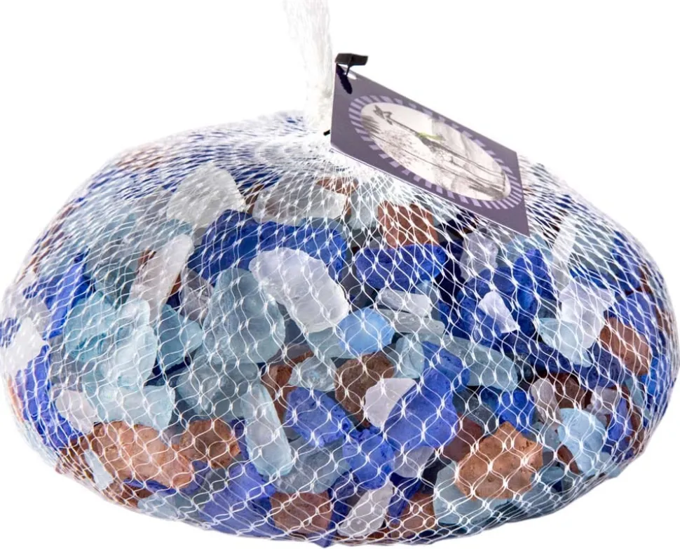 Galapagos Aquarium Sea Glass Pacific Mix - 4 lb