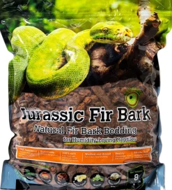 Galapagos Jurassic Fir Bark Natural Fir Bark Bedding Substrate Brown - 8 Qt