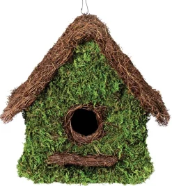 Galapagos Maison Woven Birdhouse - Fresh Green - 11 in X 12 in