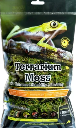 Galapagos 5-Star Terrarium Sphagnum Moss Snake Bedding Substrate - Fresh Green - 2.6 qt - Mini