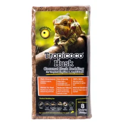 Galapagos Tropicoco Coconut Husk Natural Bedding Compressed Brick - 8 qt
