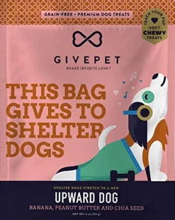 GivePet Dog Treats Grain-Free Upward Dog - 6 Oz