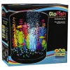 Glofish LED Half Moon Bubbling Aquarium Kit Aquatics Starter Kits - 3 Gal