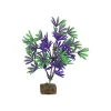Glofish Multi-Color Plastic Aquarium Plant - Purple and Green - Medium