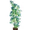 Glofish Multi-Color Plastic Aquarium Plant - Green and Blue - Large