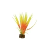 Glofish Multi-Color Plastic Aquarium Plant - Orange and Yellow - Small