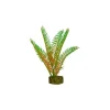Glofish Multi-Color Plastic Aquarium Plant - Green and Orange - Small