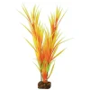Glofish Multi-Color Plastic Aquarium Plant - Orange and Yellow - Large