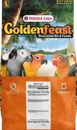 Goldenfeast Bean Supreme Treat Mix Parrot Bird Food - 17.5 Lbs