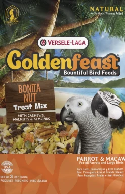 Goldenfeast Bonita Nut Treat Mix Parrot Bird Food - 3 Lbs