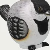 Gord-O Chickadee Bird House - Black/White - 8.6 X 5.7 X 6.2 In
