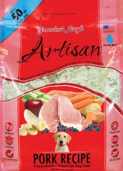 Grandma Lucy's Artisan Grain-Free Pork Freeze-Dried Dog Food - 10 lb Bag