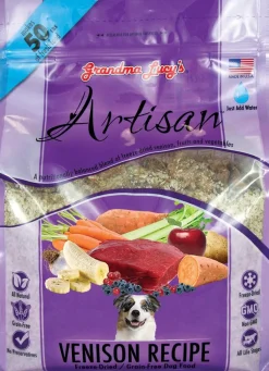 Grandma Lucy's Artisan Grain-Free Venison Freeze-Dried Dog Food - 10 lb Bag