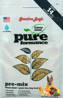 Grandma Lucy's PureFormance Grain-Free Pre-Mix Freeze-Dried Dog Food - 3 lb Bag