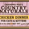 Grandma Mae's Country Naturals Cat Pate Grain-Free Chicken - 5.5 Oz - Case of 24