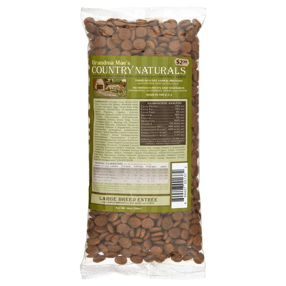 Grandma Mae's Country Naturals Dog Large Breed - 14 Oz