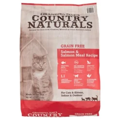 Grandma Mae's Country Naturals Cat Grain-Free Salmon - 12 lbs