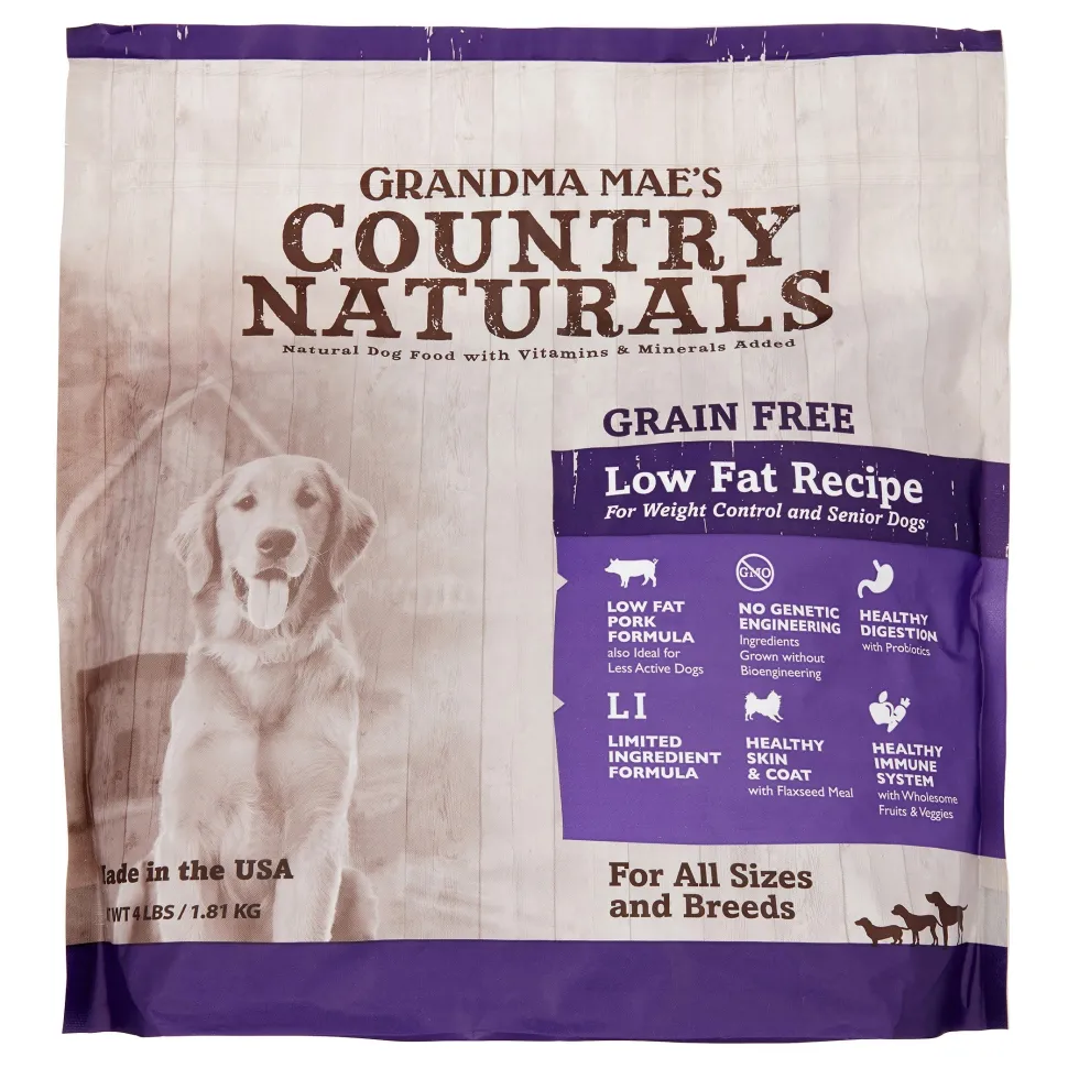 Grandma Mae's Country Naturals Dog Senior Grain-Free Low Fat - 4 lbs