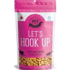 Granville Island Pet Treatery Let's Hook Up Salmon Freeze-Dried Dog and Cat Treats - 3.17 oz Bag