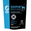 Green Gruff Soothe Skin & Coat PLUS CBD Dog Supplements - 24 Count