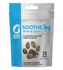 Green Gruff Soothe Skin & Coat Dog Supplements - 24 Count