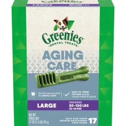 Greenies Aging Care Large Tub Treat Pack Dental Dog Treats - 27 oz