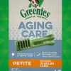 Greenies Aging Care Petite Tub Treat Pack Dental Dog Treats - 27 oz
