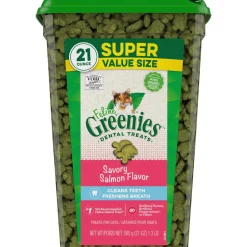 Greenies Feline Salmon Dental Cat Treats - 21 oz