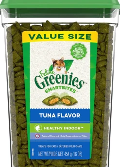 Greenies Feline SmartBites Indoor Healthy Tuna Dental Cat Treats - 16 oz