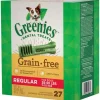 Greenies Grain Free Regular Tub Treat Pack Dental Dog Treats - 27 oz